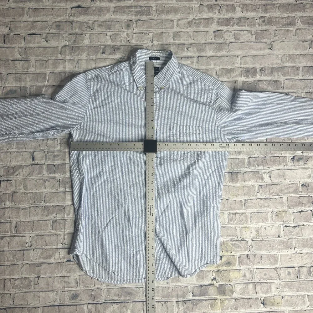 EUC J.Crew Stripped Button Down Shirt Size M